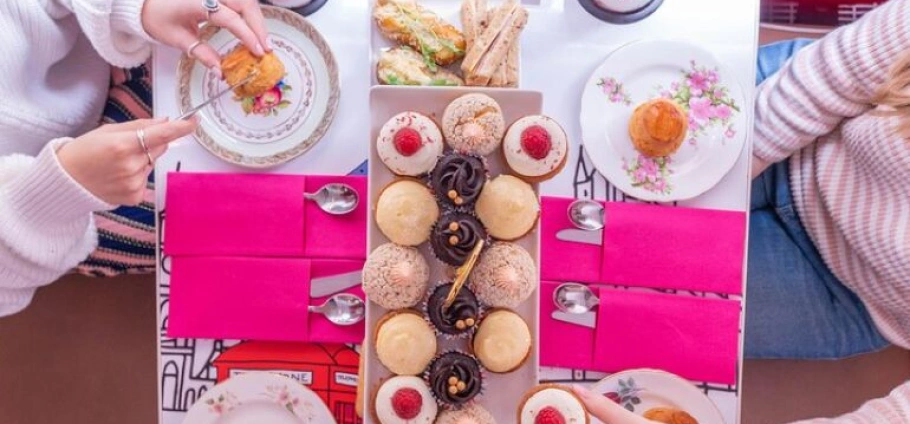 London Vintage Bus Afternoon Tea Experience-5