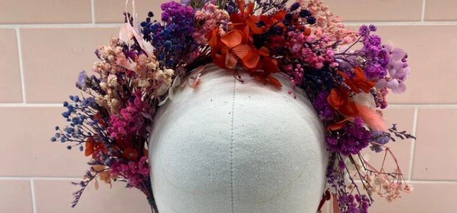 London Flower Crown Creation Workshop-8