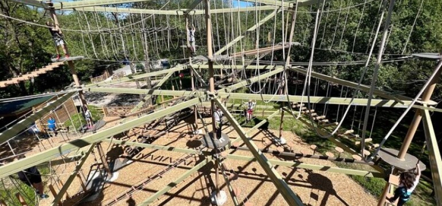 North Devon SkyTrail High Ropes Adventure-6