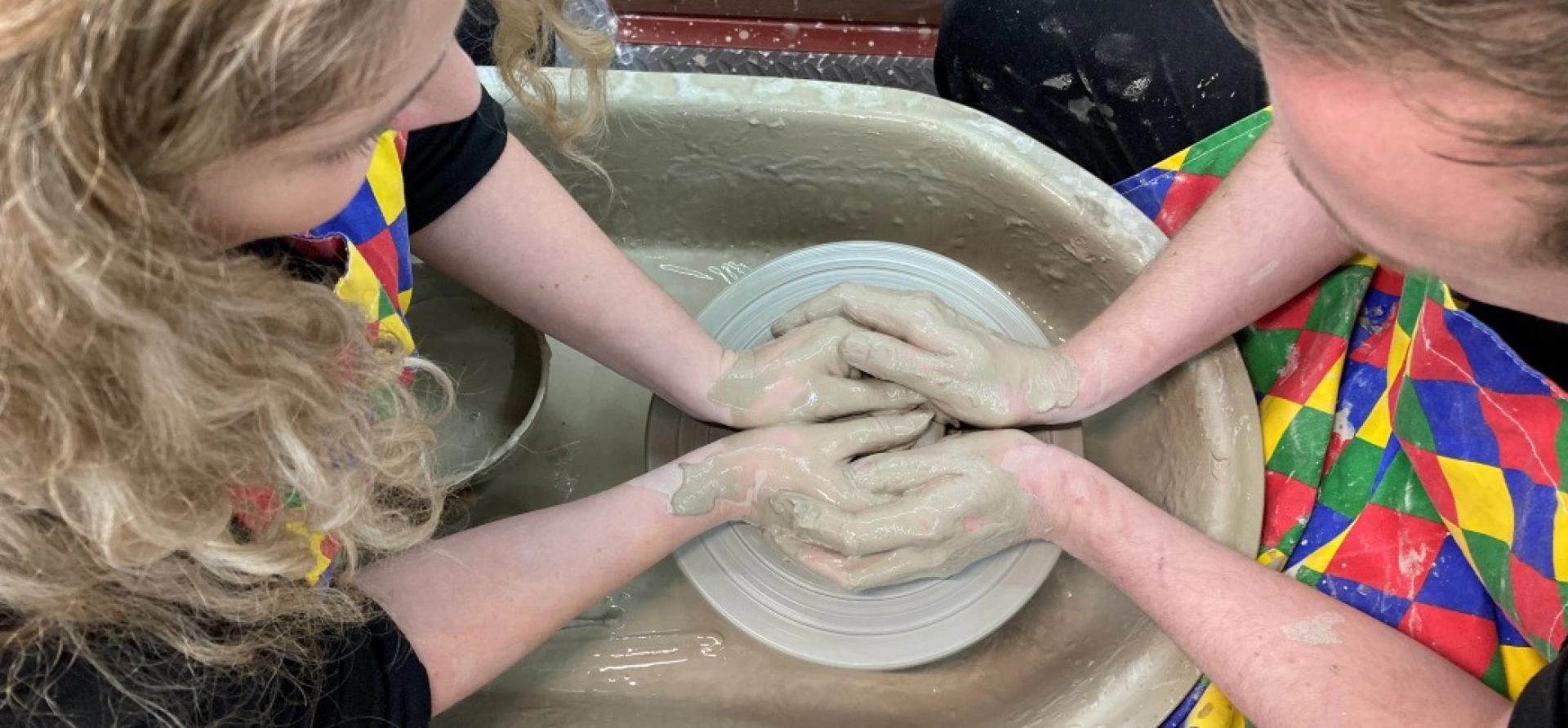 Couples' Pottery Making and Throwing Challenge in Birmingham Experience